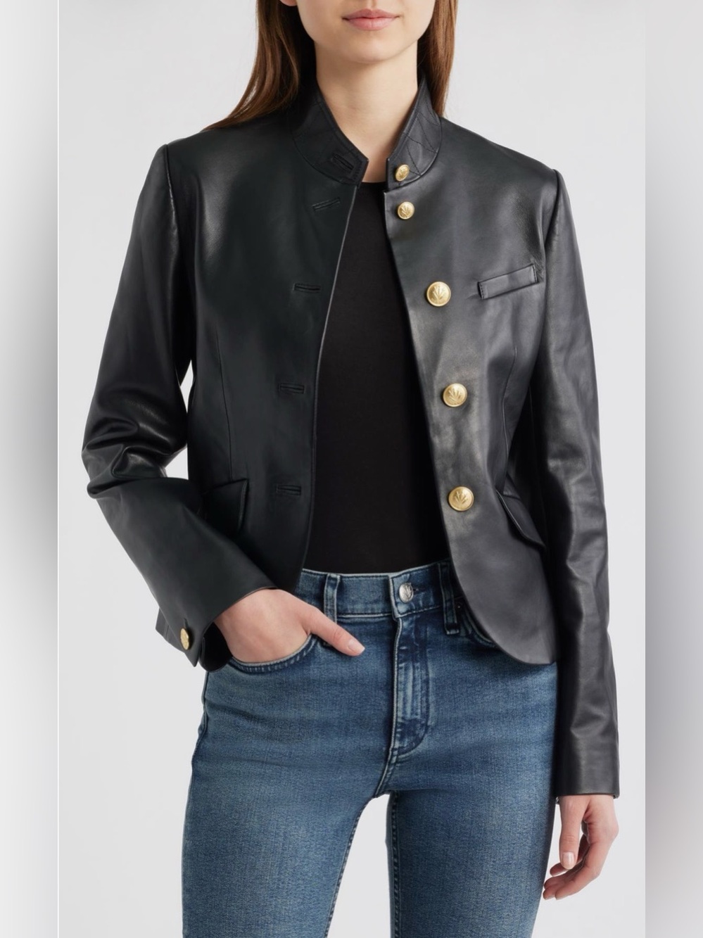 rag & bone Sadie Leather Blazer